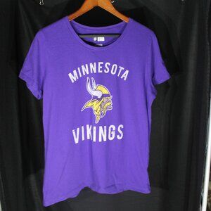 NFL Team Apparel Minnesota Vikings Purple Tee Shirt - Size XXL